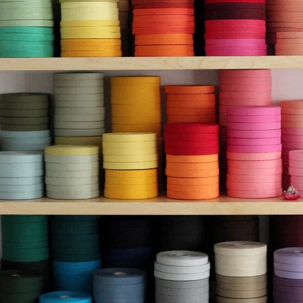 Tight Weave Cotton Ribbon by Yard Kei & Molly Textiles, LLC