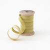 Carta Studio Italian Wood Spool Cotton Ribbon- 5 yards Chartreuse