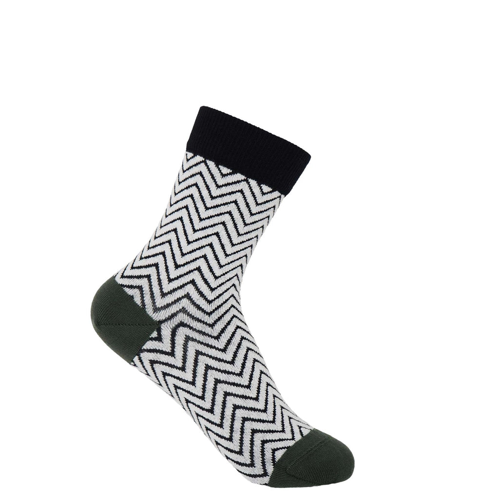 Zigzag Women's Luxury Crew Socks