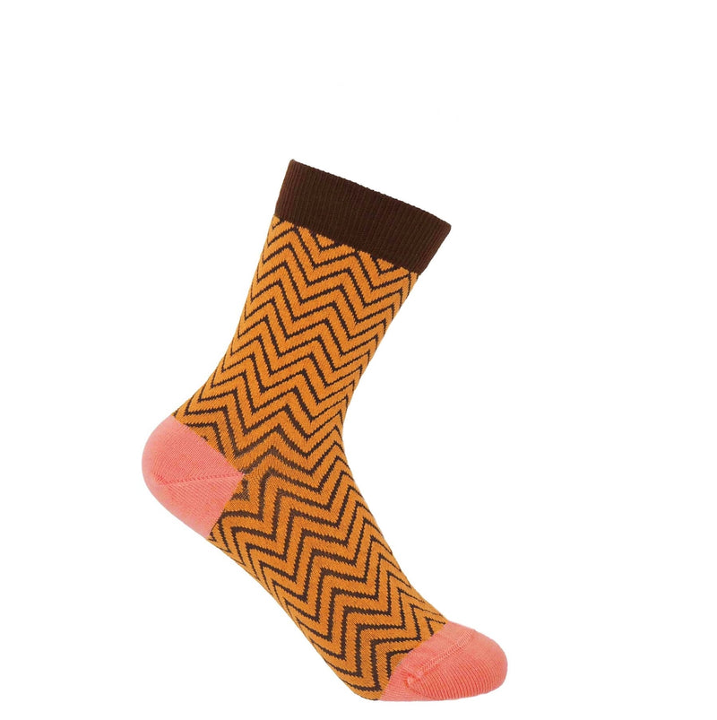 Zigzag Women's Luxury Crew Socks