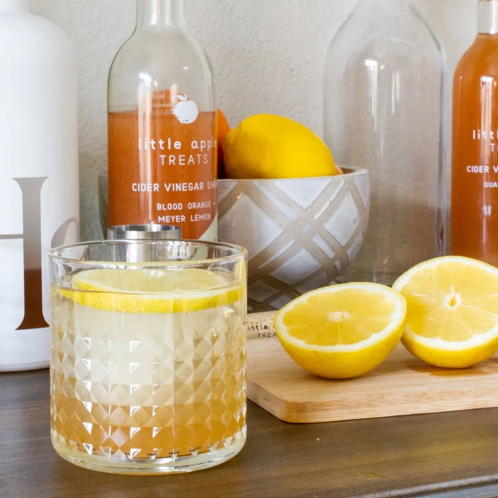 Blood Orange + Meyer Lemon Cocktail Shrub