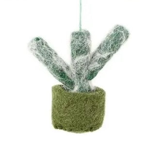 Handmade Felt Hanging Mini Plants