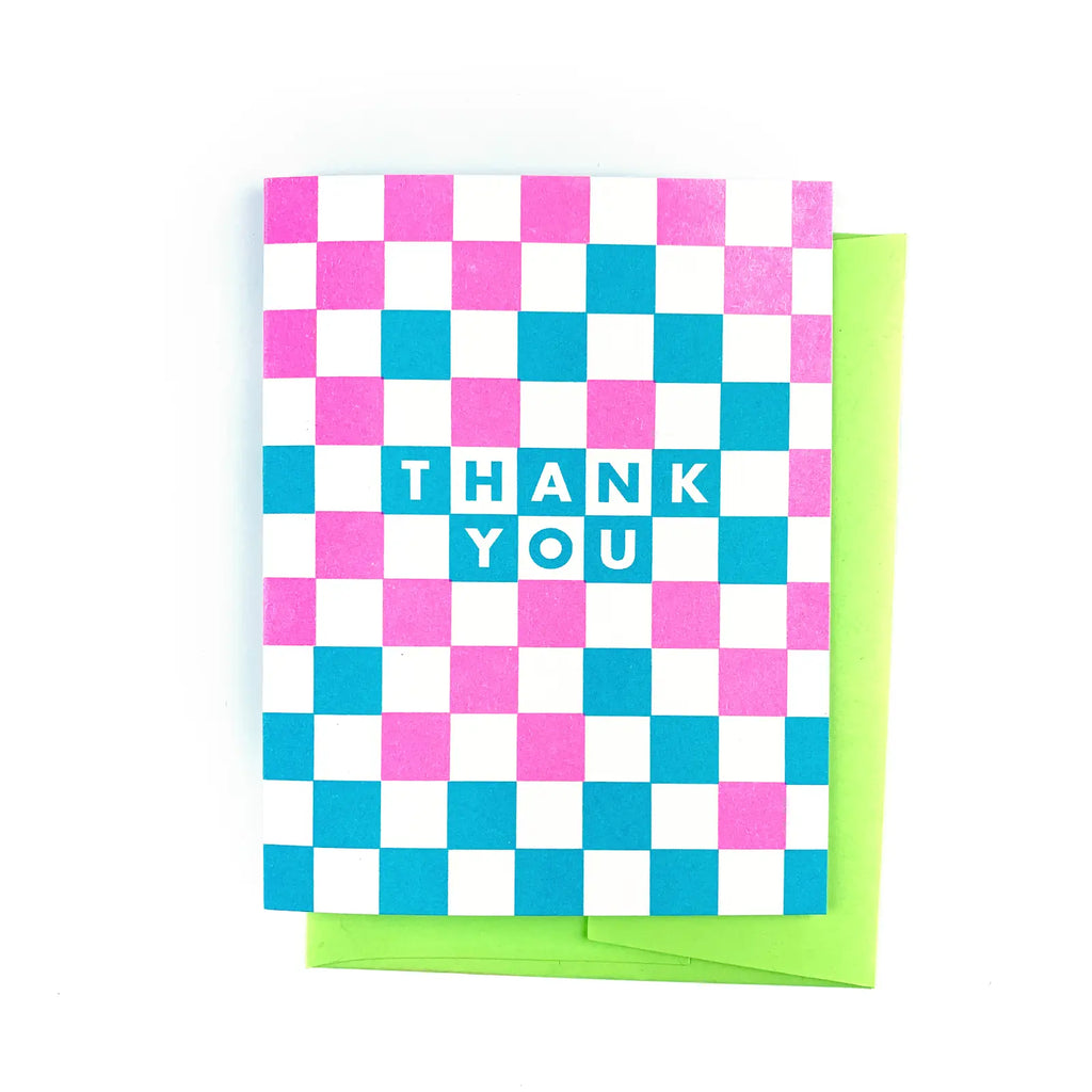 Checkers Thank You Card from Next Chapter Studio.