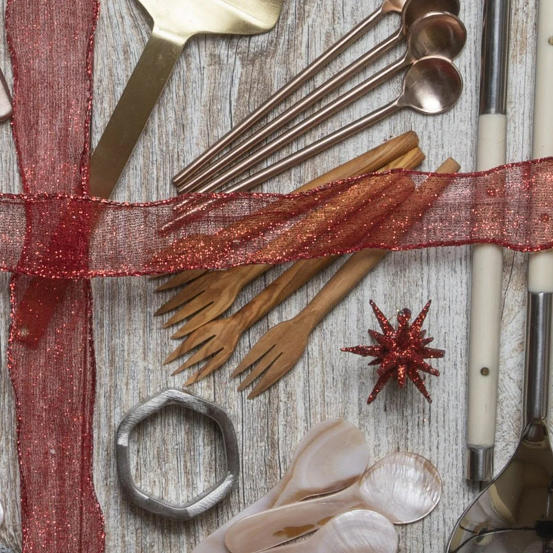 Olive Wood Cocktail Fork