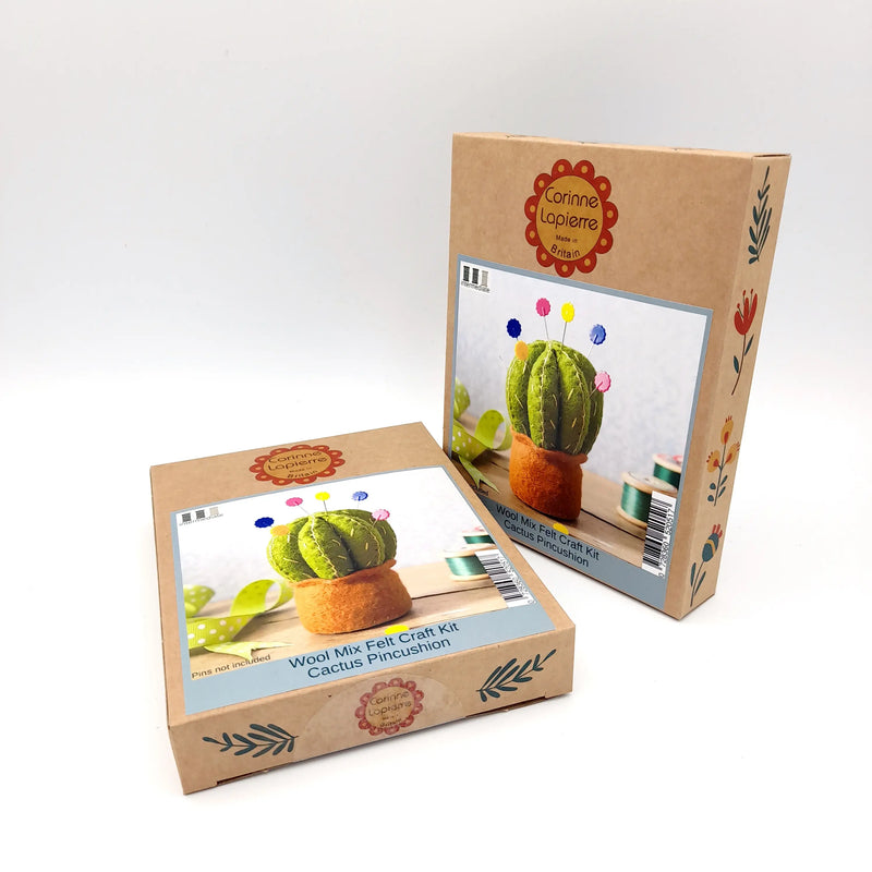 Corinne Lapierre- Felting Kit Pin Cushion Cactus.
