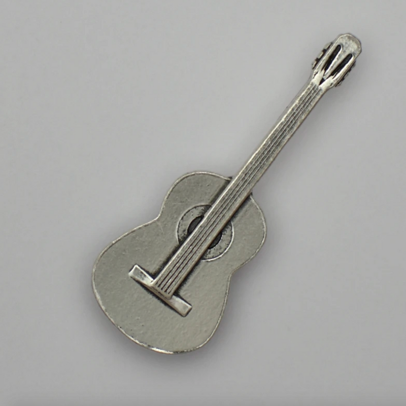 Roos Foos pewter magnets: guitar