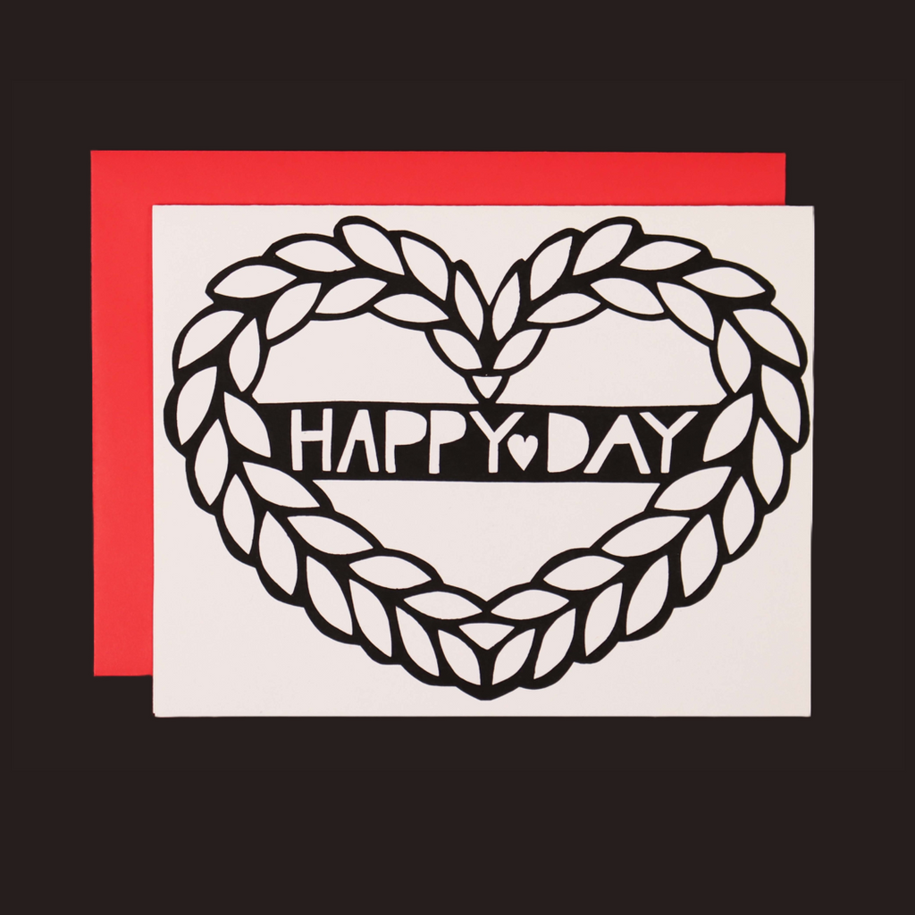 Paper.Glue.Scissors Happy Love Day Card.
