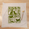 Flour Sack Dish Towel: Dogs