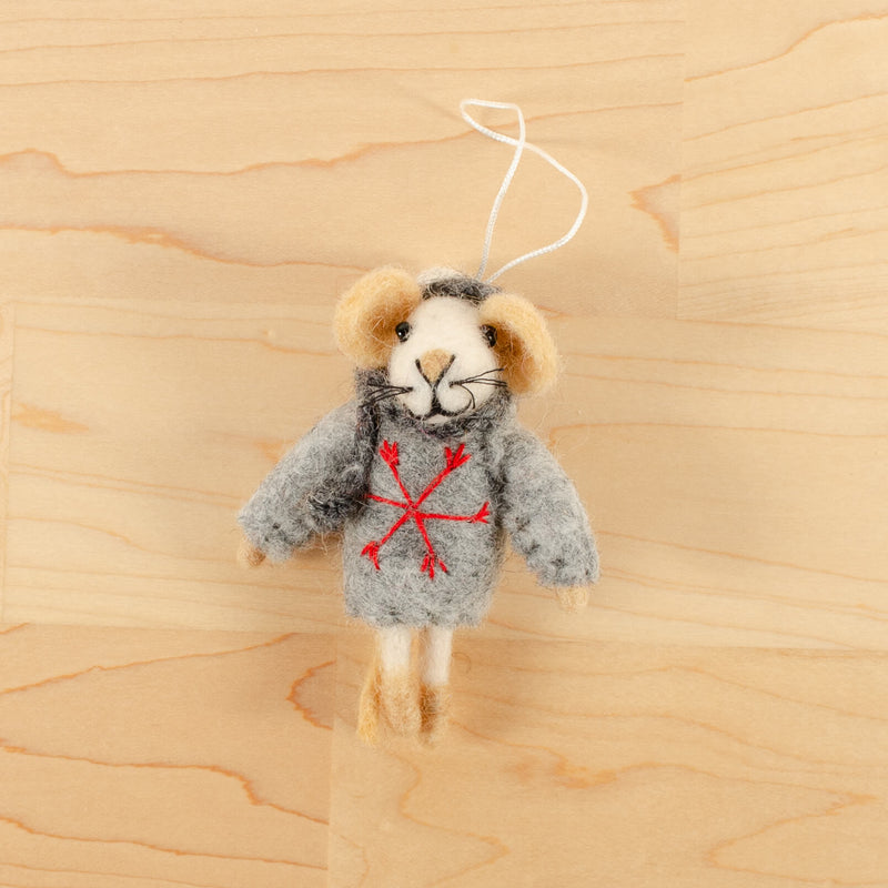 Winding Road Mouse Ornament