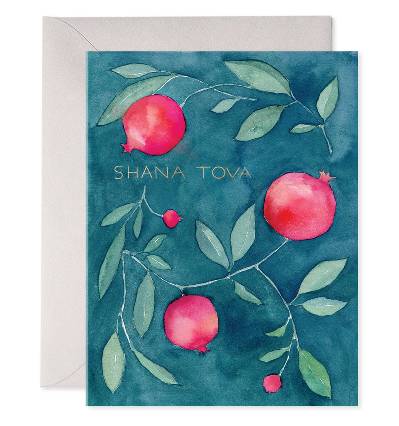 E. Frances Paper Shana Tova Card Front.