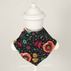 Kinder Sprout Organic Cotton Bandana Bib - Bright floral 