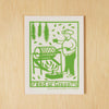 Kei & Molly Textiles Green Chile Roaster Sticker.