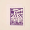 Kei & Molly Lavender Farm Purple Card with Envelope