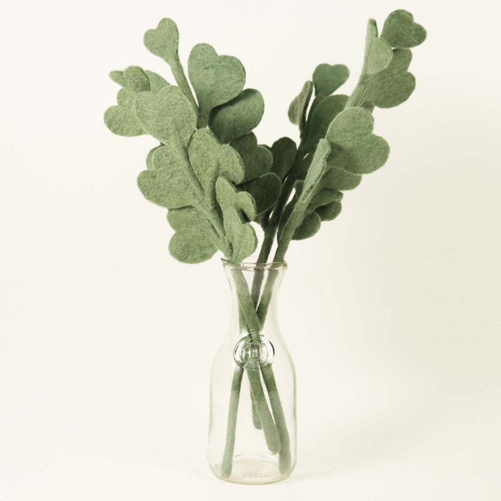 Global Goods Partner Felt Eucalyptus leaves.