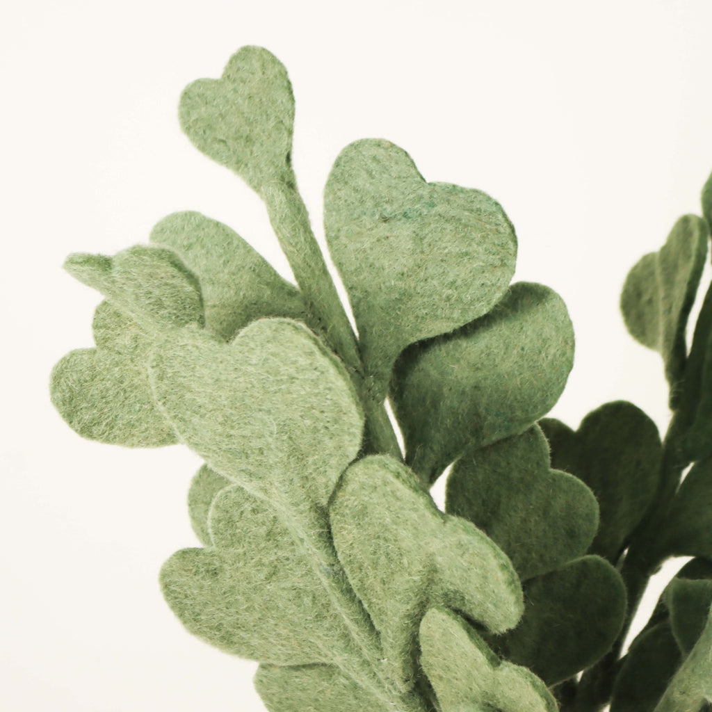 Global Goods Partner Felt Eucalyptus leaves.