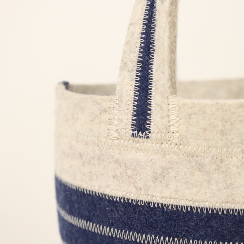 Banded Felt Tote Detail