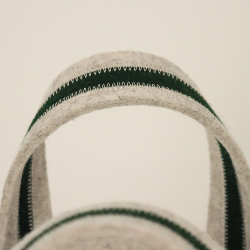 Banded Felt Tote Detail