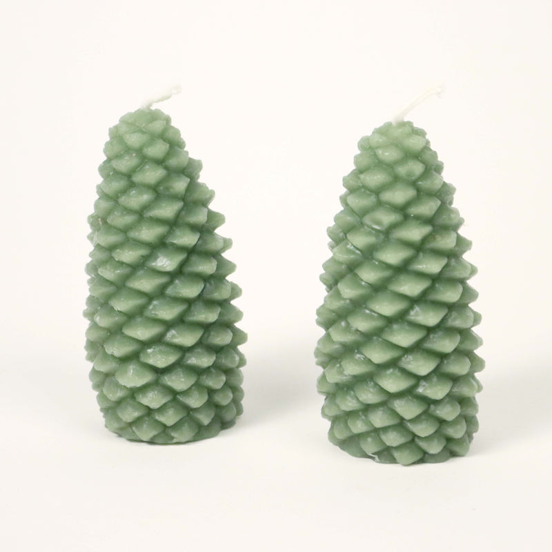 Small Pine Cone Candles