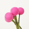 Pom Felt Flower Pink