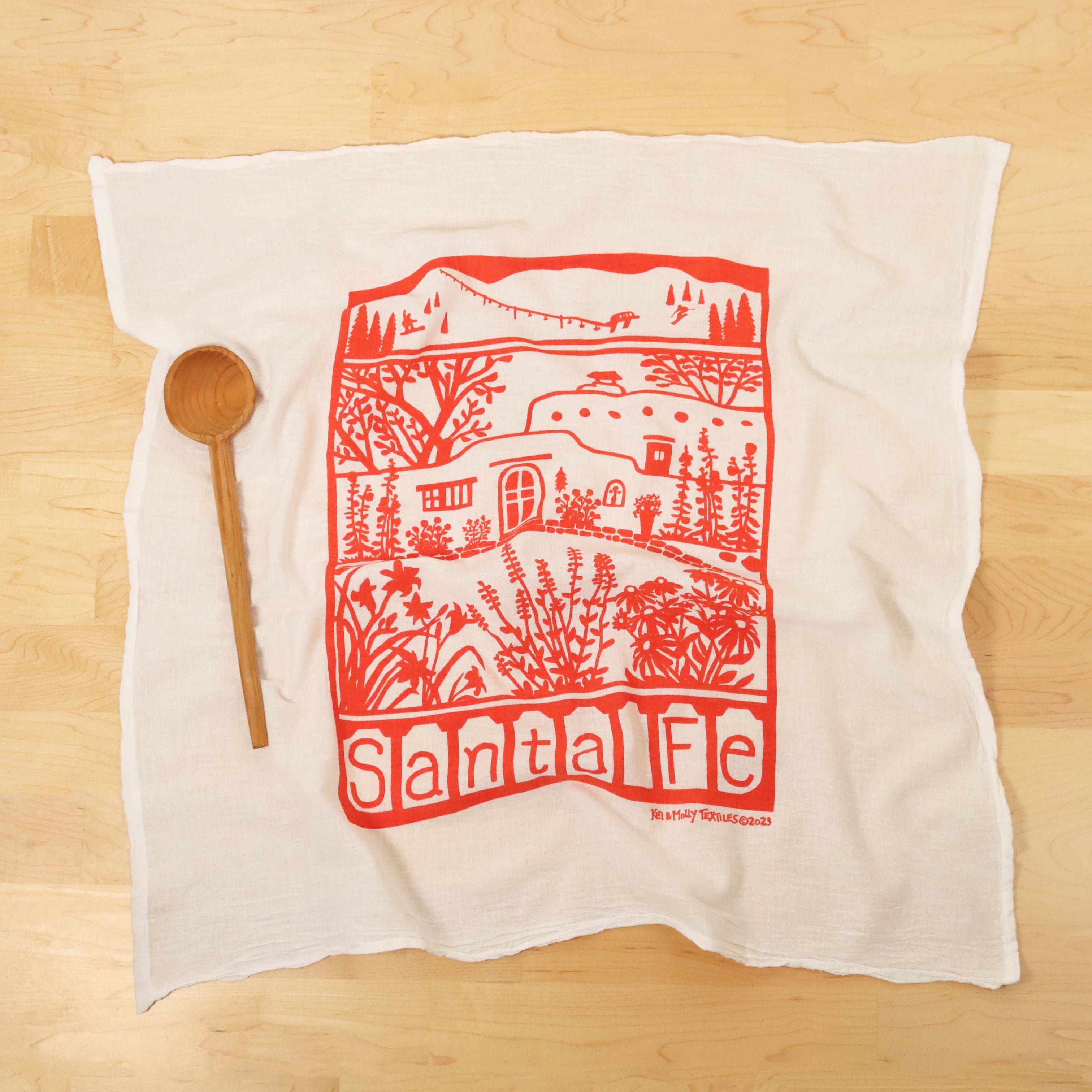 Organic Cotton Dish Cloths - 3 pk - Santa Fe Organic Cotton Dish Cloths - 3 pk - Santa Fe
