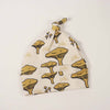 Mushroom top-knot 0-6 mth newborn baby hat by Kinder Sprouts