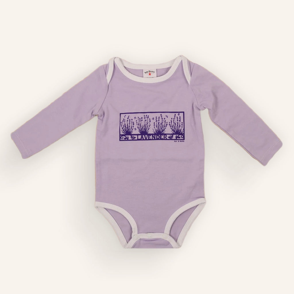 Kei and Molly Onesies Long Sleeves Lavender.