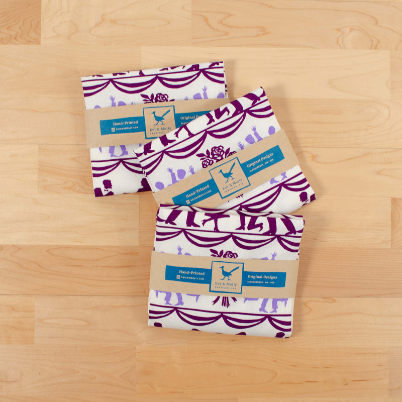 Kei & Molly Linen Cotton Tea Towel Folded Front