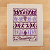 Kei & Molly Linen Cotton Tea Towel Just Married design Front