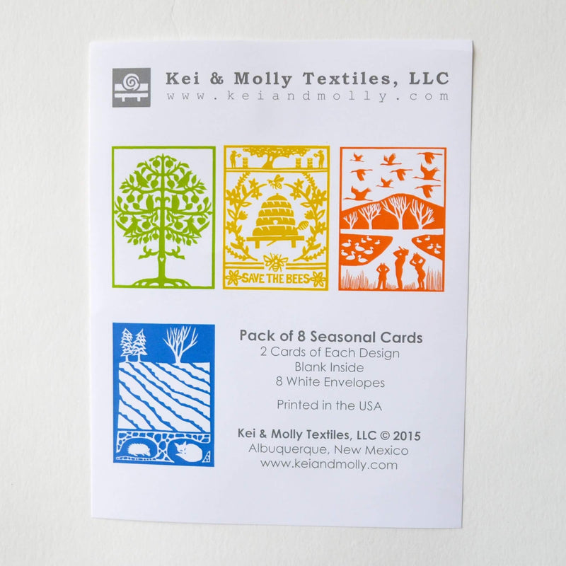 Kei & Molly Seasons Card Pack Insert