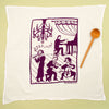 Flour Sack Dish Towel: Chamber Music