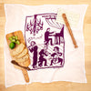 Flour Sack Dish Towel: Chamber Music