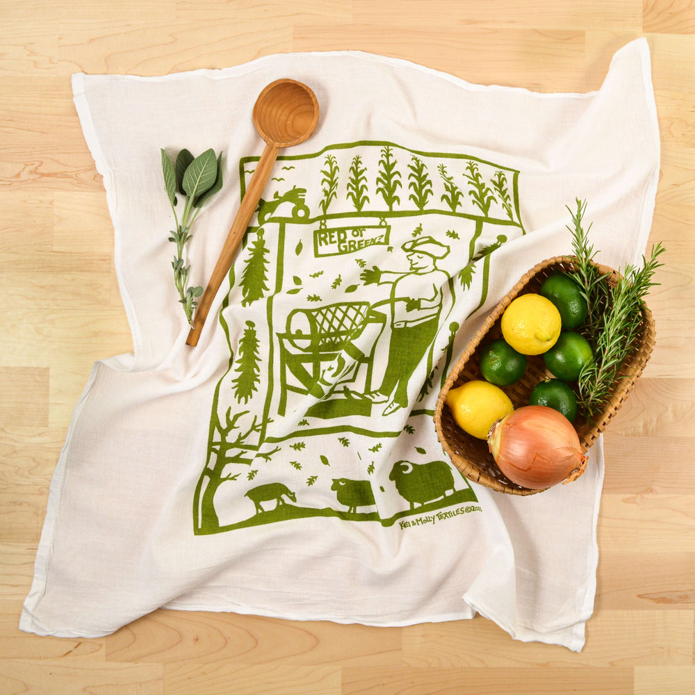 Flour sack kitchen towels