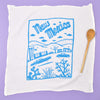 Kei & Molly New Mexico Flour Sack Dish Towel in Turquoise Full View
