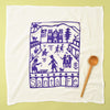 Kei & Molly Santa Fe Flour Sack Dish Towel in Purple Full View