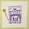 Kei & Molly Vineyard Flour Sack Dish Towel in Purple Full View