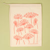 Kei & Molly Queen Anne's Lace Reusable Cloth Bag in Dusty Rose Single Full View