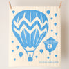 Kei & Molly Sponge Cloth with Balloons Design in Turquoise