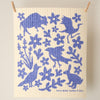 Kei & Molly Sponge Cloth with Buffalo & Friends Design in Steel Blue