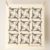 Kei & Molly Sponge Cloth with Roadrunners Design in Grey