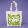 Kei & Molly Tote Bag with Buy Local Design in Green