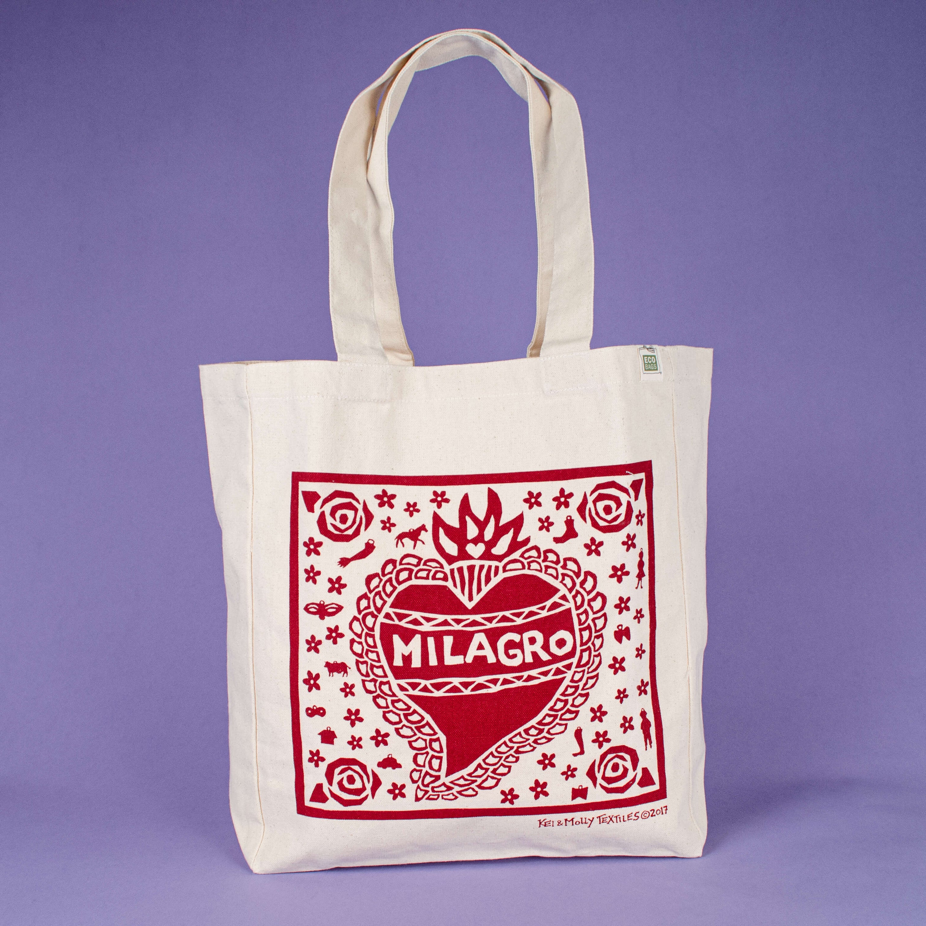 Kei & Molly Textiles Tote Bag: Milagro – Kei & Molly Textiles, LLC