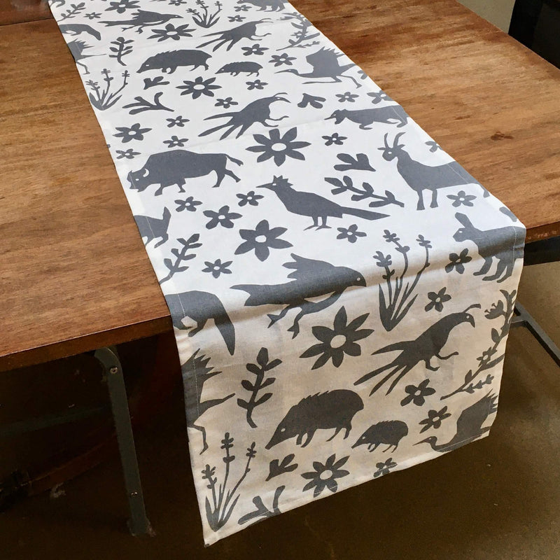 Kei & Molly Table Runner in Buffalo & Friends Design In Use