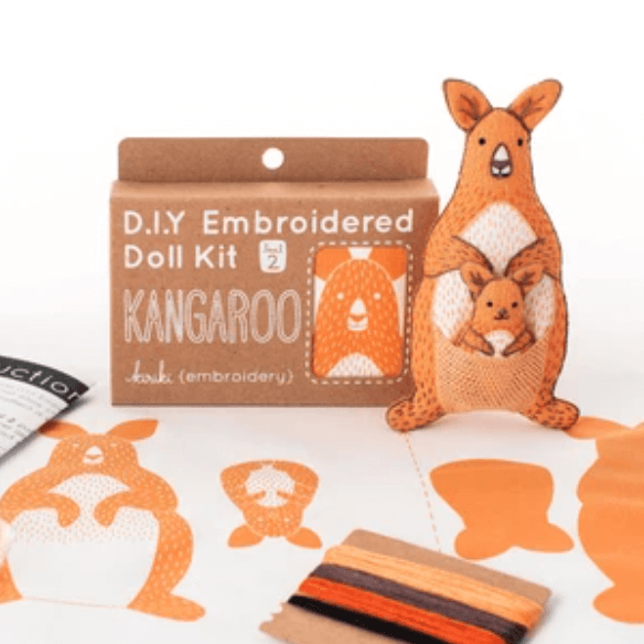 Kiriki Press Embroidery Kangaroo Kit