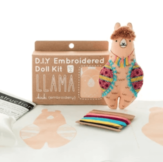 Kiriki Press Embroidery Llama Kit