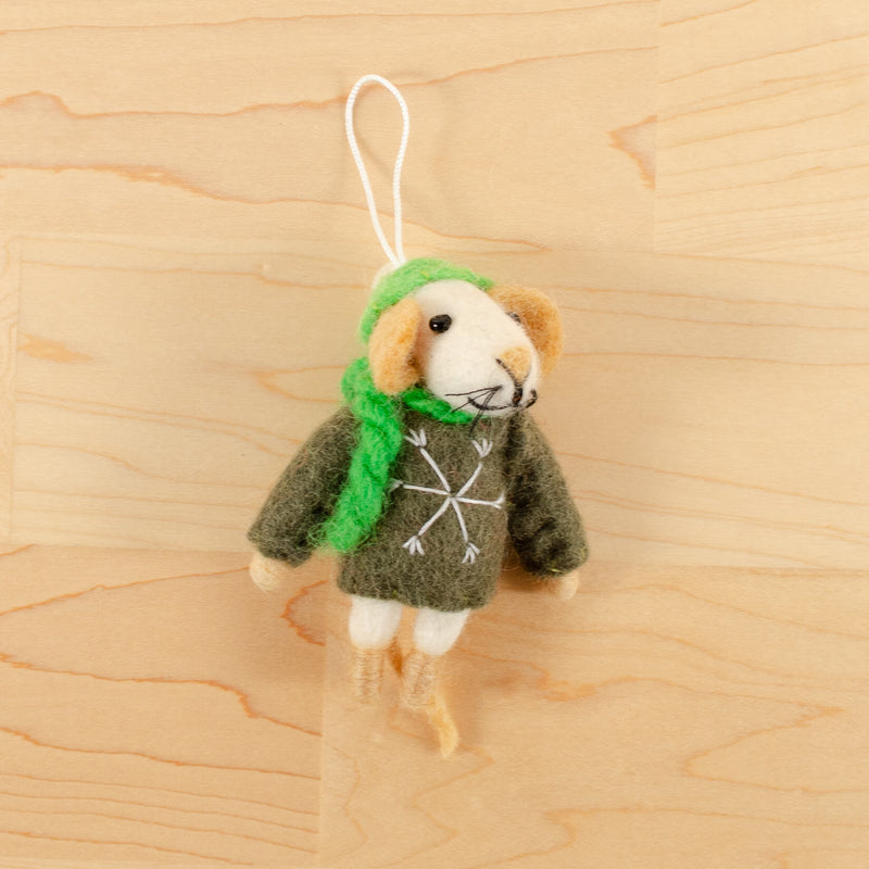 Winding Road Mouse Ornament
