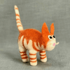 Orange Felt Cat