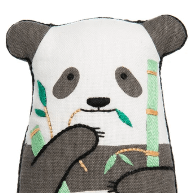 Kiriki Press Embroidery Panda Kit