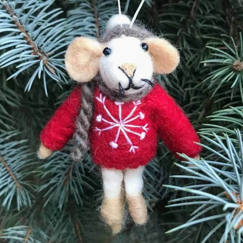 Winding Road Mouse Ornament
