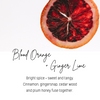 Blood Orange + Ginger Lime Candle Tin