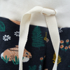 Baby pants by Kinder Sprout: bunnies, close up tie front